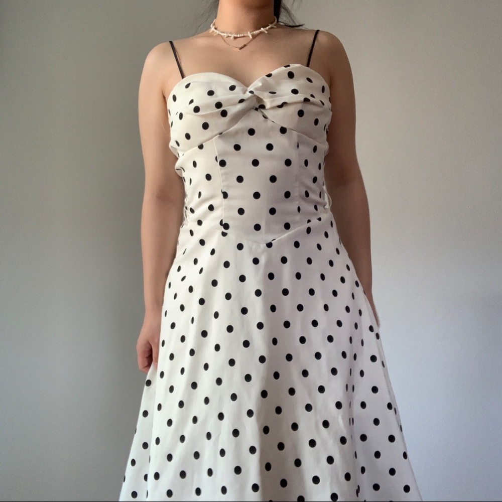 Vintage polka dots dress